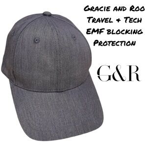 EMF Blocking Hat by Gracie And Roo 100% silver lined cap, travel, gaming & tech